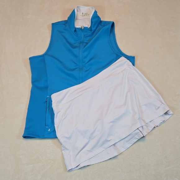 Nike Tops - Ladies Golf Bundle, Nike Skort And Lopez Sleeveless Top